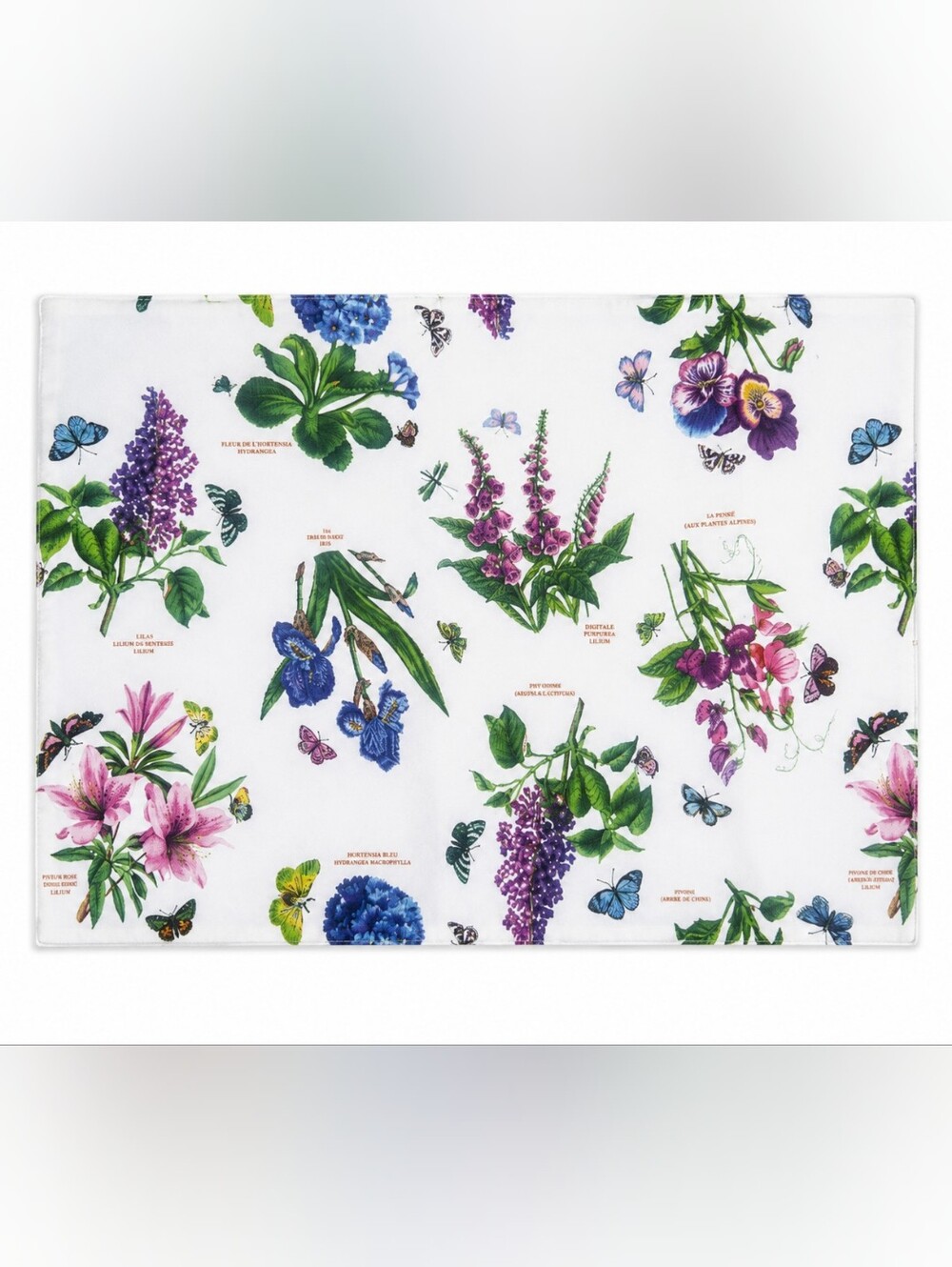 NWOT Portmeirion Botanical Floral Butterfly Placemats Set of 4 -- 18x13
